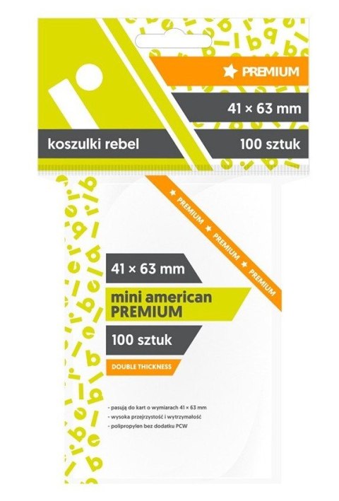 Koszulki 41x63mm Mini American Premium 100