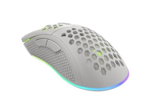 Mysz Krypton 550 8000 DPI podświetlenie RGB dla graczy lekka Biała