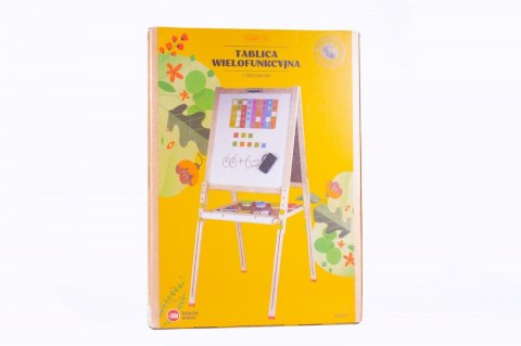 Drewniana tablica z akcesoriami