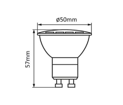 Żarówka LED GU10 7W MCE437 NW Żarówka LED GU10 7W MCE437 NW