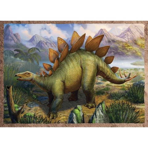 Puzzle 4w1 Ciekawe dinozaury Puzzle 4w1 Ciekawe dinozaury