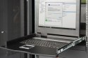 Konsola 17 cali LCD z touchpad KVM 16 portów 1U klawiatura US