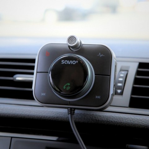 Transmiter samochodowy FM z Bluetooth i ładowarką PD, TR-14 Transmiter samochodowy FM z Bluetooth i ładowarką PD, TR-14