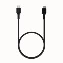 Kabel USB-C-USB-C PowerFlex 100W silikonowy 2m czarny