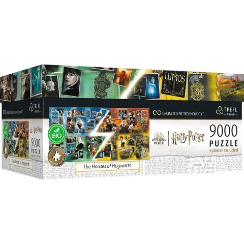 Puzzle 9000 elementów Domy Hogwartu Harry Potter
