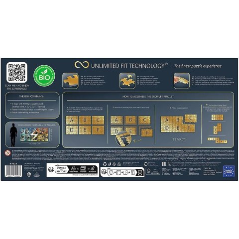 Puzzle 9000 elementów Domy Hogwartu Harry Potter