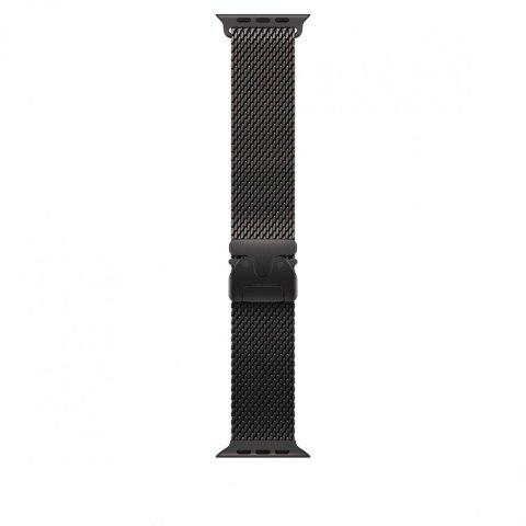 Bransoleta mediolańska z tytanu w kolorze czarnym do koperty 49 mm - rozmiar L