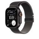 Bransoleta mediolańska z tytanu w kolorze czarnym do koperty 49 mm - rozmiar L