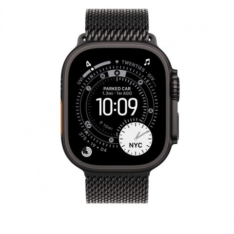 Bransoleta mediolańska z tytanu w kolorze czarnym do koperty 49 mm - rozmiar L Bransoleta mediolańska z tytanu w kolorze czarnym do koperty 49 mm - rozmiar L