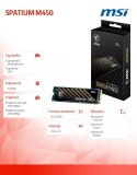 Dysk SSD SPATIUM M450 500GB M.2 PCIe 4.0 3600/2300MB/s