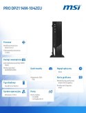 Komputer PRO DP21 14M-1042EU WIN11PRO/IC7-14700/16GB/1TB/WiFI/BT/Black