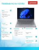 Laptop ThinkBook 14 G5 2in1 21SQ0016PB W11Pro Ultra 5 225U/16GB/512GB/INT/14.0 WUXGA/Touch/Luna Grey/3YRS OS + CO2 Offset