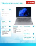 Laptop ThinkBook 14 G5 2in1 21SQ0017PB W11Pro Ultra 7 255U/16GB/512GB/INT/14.0 WUXGA/Touch/Luna Grey/3YRS OS + CO2 Offset