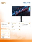 Monitor 25 cali AORS G25F2 EK IPS/FHD/200Hz/2HDMI/DP