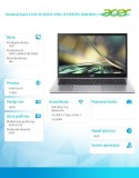 Notebook Aspire 3 A315-59-5608 i5-1235U, 15.6 FHD IPS, 16GB DDR4, 512GB SSD, NoOS, silver