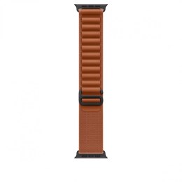 Opaska Alpine w kolorze terakoty do koperty 49 mm - rozmiar M - elementy z tytanu w kolorze czarnym