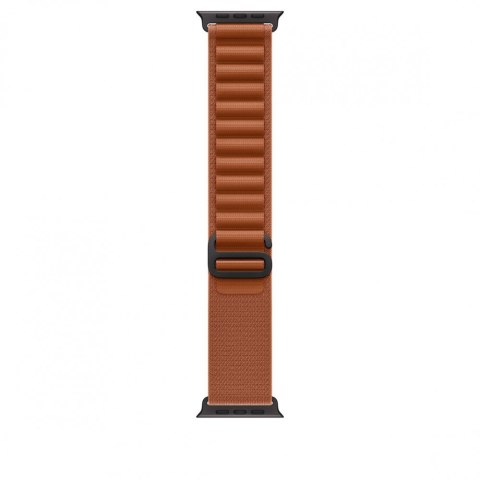 Opaska Alpine w kolorze terakoty do koperty 49 mm - rozmiar S - elementy z tytanu w kolorze czarnym