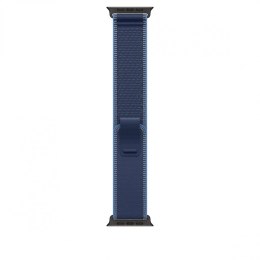 Opaska Trail w kolorze niebieskim/jaskrawoniebieskim do koperty 49 mm - rozmiar S/M - elementy z tytanu w kolorze czarnym