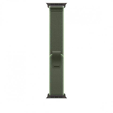 Opaska Trail w kolorze zielonym/neonowej zieleni do koperty 49 mm - rozmiar M/L - elementy z tytanu w kolorze czarnym