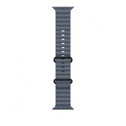 Pasek Ocean w kolorze marynarskiego granatu do koperty 49 mm - elementy z tytanu w kolorze czarnym