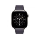 Pasek w kolorze nocnego fioletu z klamrą nowoczesną do koperty 42 mm - rozmiar L