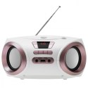 Radio Boombox CD MP3 AD1181 biało-miedziany