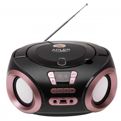 Radio Boombox CD MP3 AD1181 czarno-miedziany Radio Boombox CD MP3 AD1181 czarno-miedziany