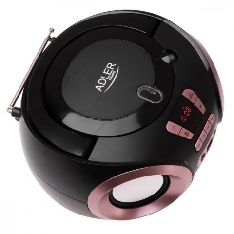 Radio Boombox CD MP3 AD1181 czarno-miedziany Radio Boombox CD MP3 AD1181 czarno-miedziany