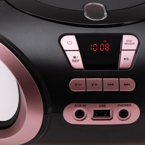 Radio Boombox CD MP3 AD1181 czarno-miedziany Radio Boombox CD MP3 AD1181 czarno-miedziany