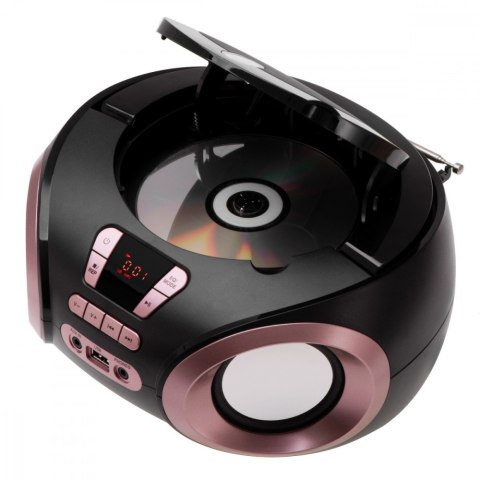 Radio Boombox CD MP3 AD1181 czarno-miedziany Radio Boombox CD MP3 AD1181 czarno-miedziany