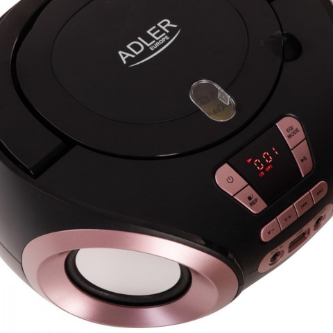 Radio Boombox CD MP3 AD1181 czarno-miedziany Radio Boombox CD MP3 AD1181 czarno-miedziany
