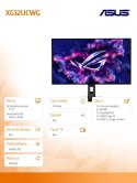 Monitor 31.5 cala XG32UCWG ROG 4K UHD 0.03 HDMI DP USB