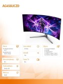 Monitor AG456UCZD 44.5'' Curved OLED 240Hz HDMIx2 DP USB-C HAS Głośniki