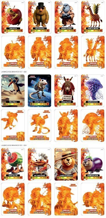 Brainrot Karty saszetka display 24 sztuk