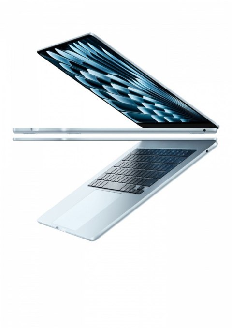 Macbook Air 15.3 M4/10C/10C/ 32GB/2TB/70W Błękitny Macbook Air 15.3 M4/10C/10C/ 32GB/2TB/70W Błękitny