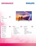 Telewizor 65 cali QLED 65PUS8400/12