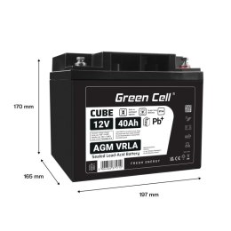 Akumulator AGM VRLA 12V 40Ah IP54