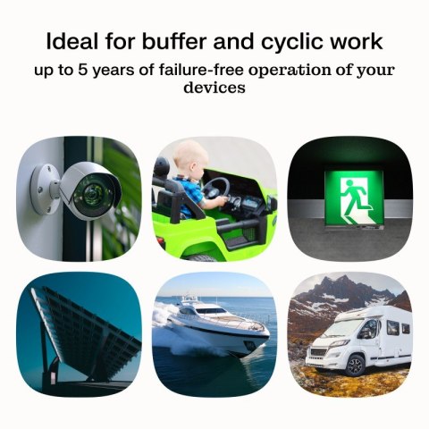 Akumulator AGM VRLA 6V 4,5Ah IP54