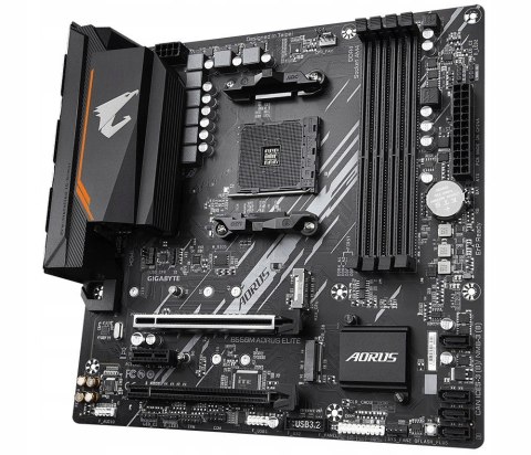 GIGABYTE Płyta główna B550M AORUS ELITE AM4 4DDR4 2HDMI/DVI-D mATX GIGABYTE Płyta główna B550M AORUS ELITE AM4 4DDR4 2HDMI/DVI-D mATX