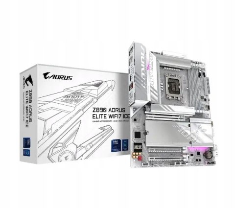 GIGABYTE Płyta główna Z890 A ELITE WF7 ICE GIGABYTE Płyta główna Z890 A ELITE WF7 ICE