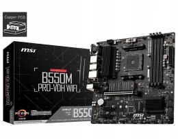 MSI Płyta główna B550M PRO-VDH WIFI AM4 4DDR4 HDMI/DP/VGA M.2 mATX