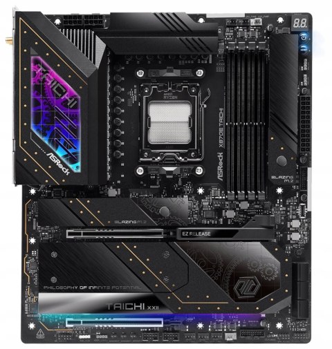 ASROCK Płyta główna X870E TAICHI AM5 4DDR5 M.2 EATX ASROCK Płyta główna X870E TAICHI AM5 4DDR5 M.2 EATX