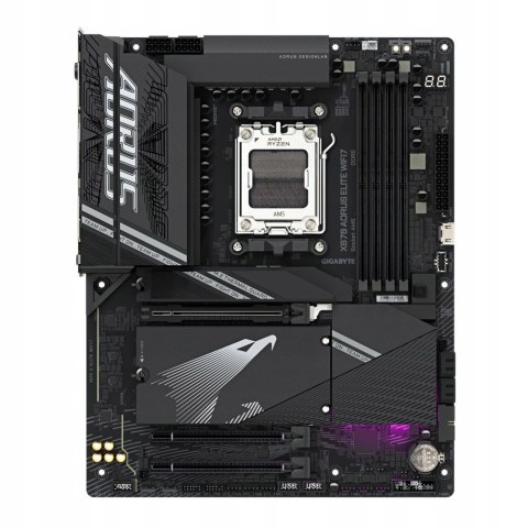 GIGABYTE Płyta główna X870 A ELITE WIFI7 AM5 4DDR5 HDMI/USB-C ATX GIGABYTE Płyta główna X870 A ELITE WIFI7 AM5 4DDR5 HDMI/USB-C ATX