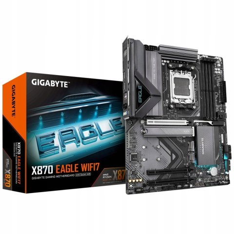 GIGABYTE Płyta główna X870 EAGLE WIFI7 AM5 4DDR5 HDMI/USB-C ATX GIGABYTE Płyta główna X870 EAGLE WIFI7 AM5 4DDR5 HDMI/USB-C ATX