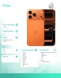 IPhone 17 PRO 512GB Kosmiczny pomarańcz