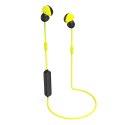 Słuchawki Freedom Athletics II dokanałowe z mikfrofonem żółte