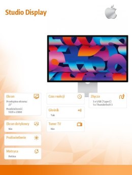Studio Display - Nano-Texture Glass - Podstawka z regulacją pochylenia