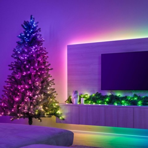 Inteligentne lampki choinkowe Strings 100 LED RGB 8 m łańcuch Inteligentne lampki choinkowe Strings 100 LED RGB 8 m łańcuch