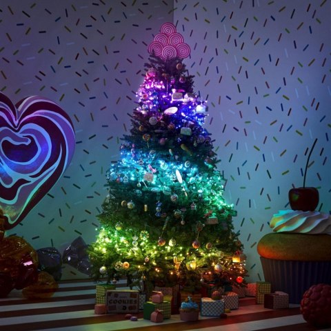 Inteligentne lampki choinkowe Strings 100 LED RGB 8 m łańcuch Inteligentne lampki choinkowe Strings 100 LED RGB 8 m łańcuch