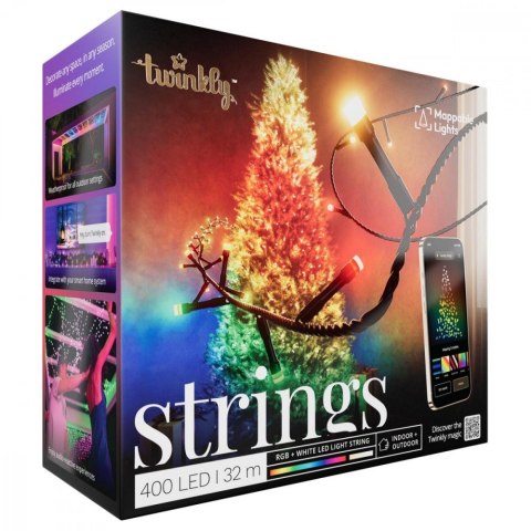 Inteligentne lampki choinkowe Strings 400 LED RGB+W łańcuch 32m Inteligentne lampki choinkowe Strings 400 LED RGB+W łańcuch 32m